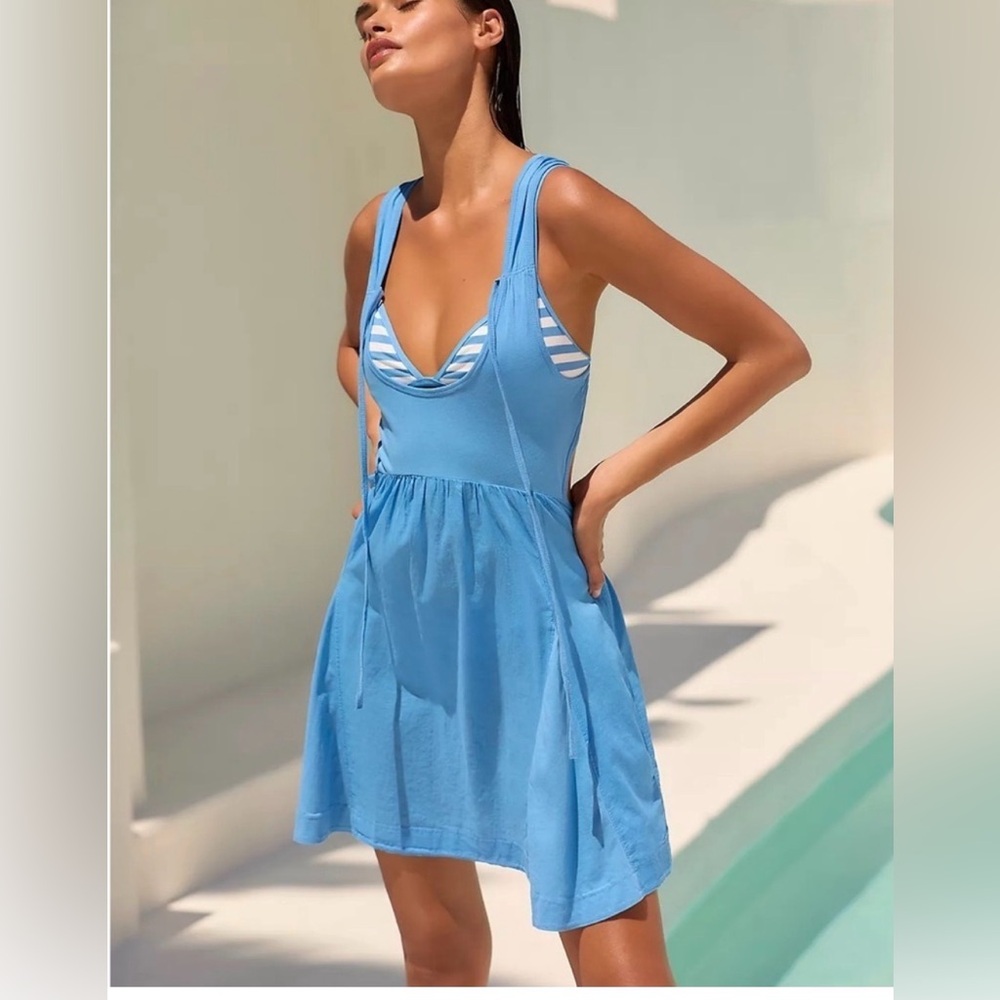 Anthropologie Scoop Mini Dress Swim Cover NWT